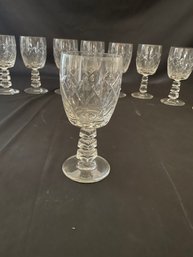 Crystal Wine Glasses (12)