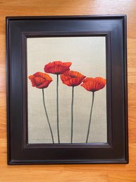 Framed Poppy Print