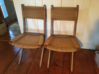 Pair Of Corded Chairs