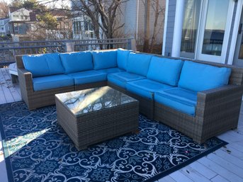 Sectional Outdoor Couch And Coffee Table