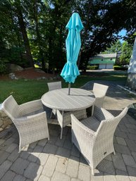 Outdoor Wicker Patio Set