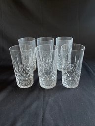 Cut Crystal Glasses (Set Of 6)   (Lr)