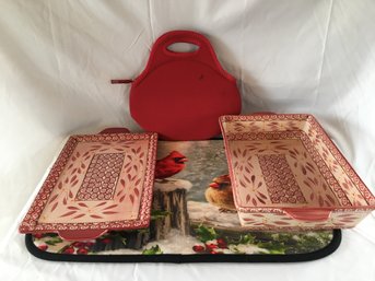 Casserole Dish With Top, Hot Pad , Lunch Box By Built