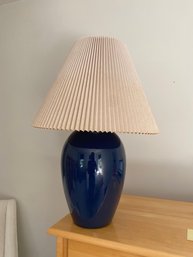 Blue Ceramic Lamp