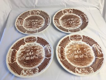 Five Friendship Of Salem Plates