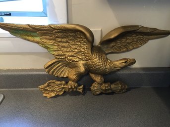 Vintage Gold Metal Eagle