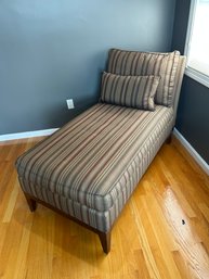 Comfy Striped Lounge Chair
