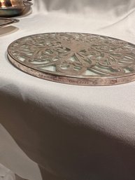 Two Sterling Trivets