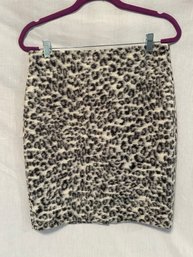 Ann Taylor Leopard Skirt Size 10