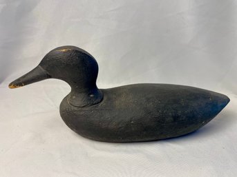 Wooden Duck Decoy Hand Carved   (L)