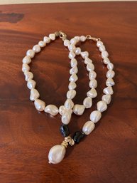 Costume Necklace, Fresh Water Pearl