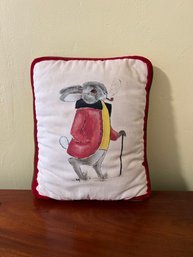 Vintage Rabbit Character Pillow