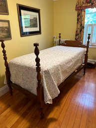 Pair Of Antique Carved Wood Twin Beds