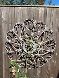 French Country Ornate Circular Scroll, Vintage