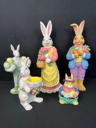 5 Easter Rabbit Decorations