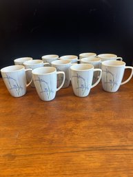 Set Of 12 Corelle Mugs