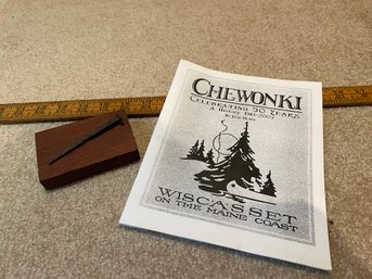 Arrow Brand Ruler, Chewonki Nail & Pamphlet   (B)