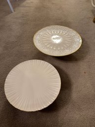 Two Cake Stands Lenox