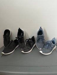 3 Pairs Of Womans Sneakers