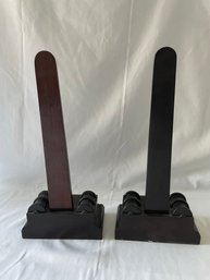 19th Century English Regency Style Mahogany Display Stands  (l)