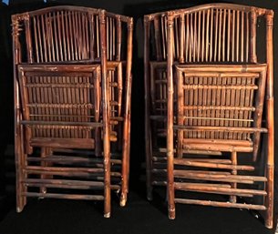 4 Bamboo Chairs