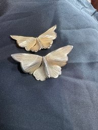 2 Giovanni Butterfly Pins