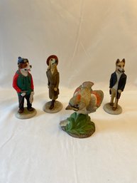 Dogs And Bird Figures (L)