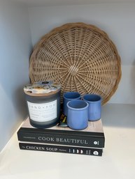 Cookbooks , Candle, Jars (DR)