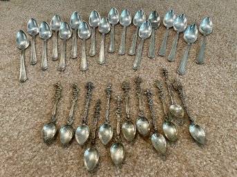 Meriden S.P. Silver Plated Spoons, Italian Plated Spoons (L)