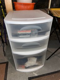 3 Drawer Plastic Storage