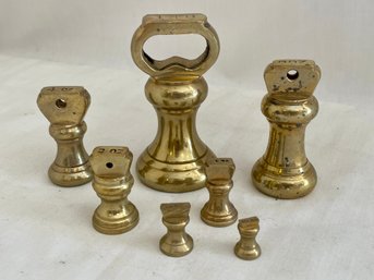 Brass Weights (7)    (L)