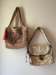 Handcrafted Leather Handbag, Made In Spain, And The Sak Handbag