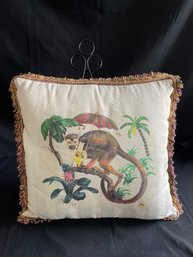 Decorative Pillow Monkey Motif  (l)