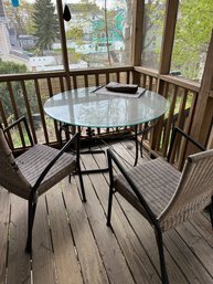 Outdoor Table Plus 2 Chairs