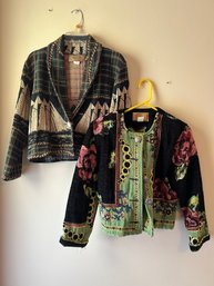 Painted Pony Eclectic Cardigans, Nautical And Floral