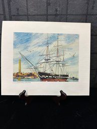 4 Boston Water Color Prints (1)