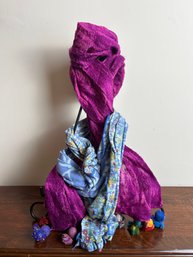 Eclectic, Bohemian Scarves, Pomegranate Moon, Blue Has No Label