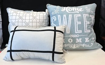 3 Decorative Throw Pillows