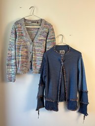 Curio And 525 America Funky Knit Cardigans