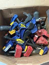 Box Of Wood Clamps (B)