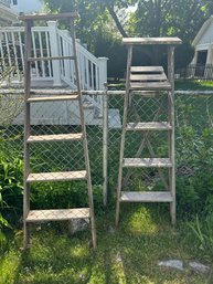 2x Wood Ladders (GR)