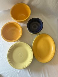 Fiesta Kitchen Ware Bowls, Plates