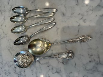 Silver Plated Spoons And Serving Spoons 8