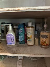 A Variety Of Shampoos And Body Washes