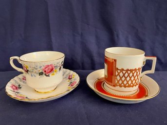 Royal Stafford & Imperial Porcelain Teacups    (K)