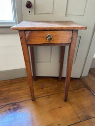 Antique Bedside Table Straight Leg