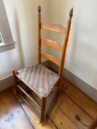 Antique Ladder Back Rocker