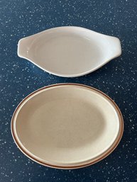 Chantal And Japanese Earthenware Serving Dishes