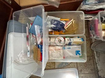 1st Aid Stuff, Toothbrushes, And Disposable Razors, Ect..