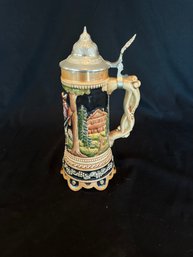 German Musical Stein With Swiss Music